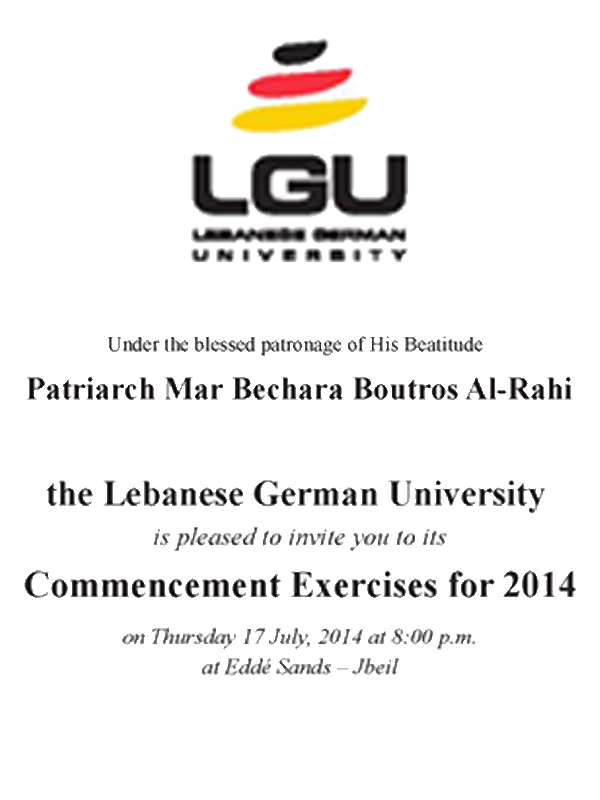 Lebanese German University Prom